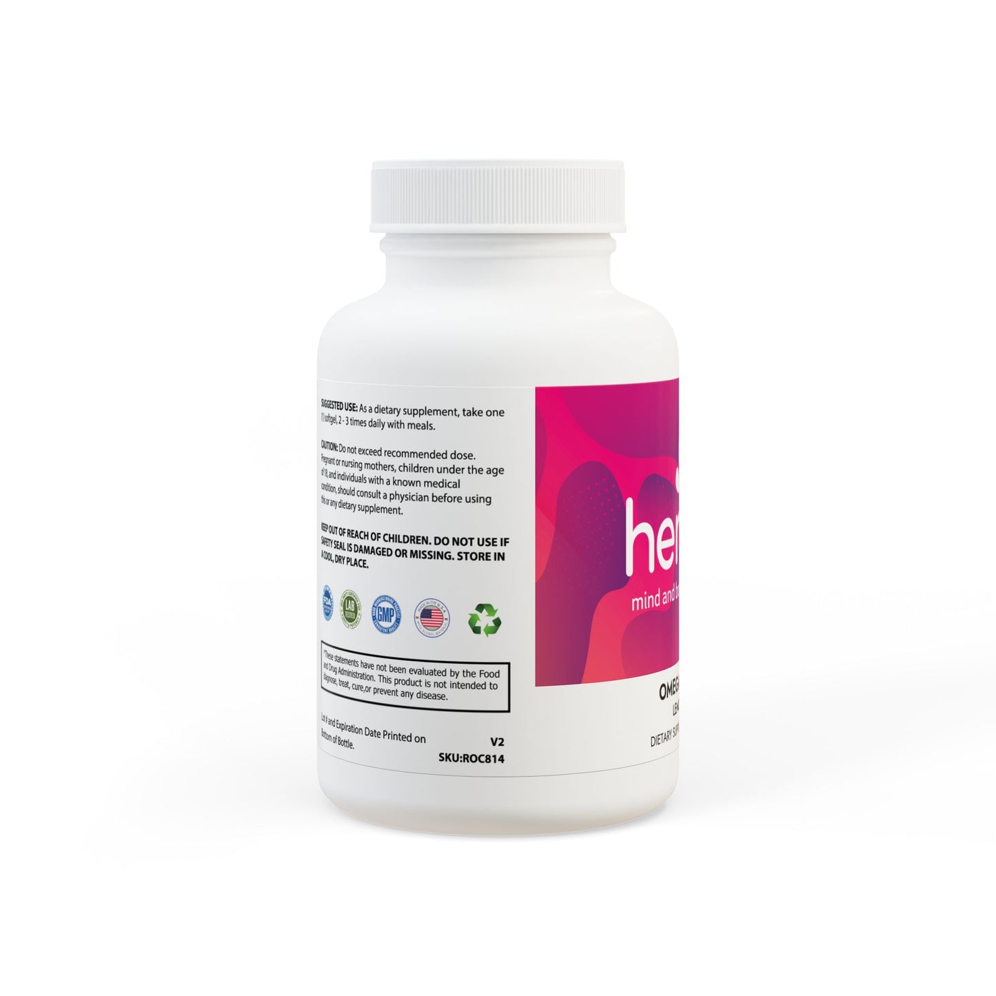 Omega 3 Fish Oil Supplement (60 Softgels)